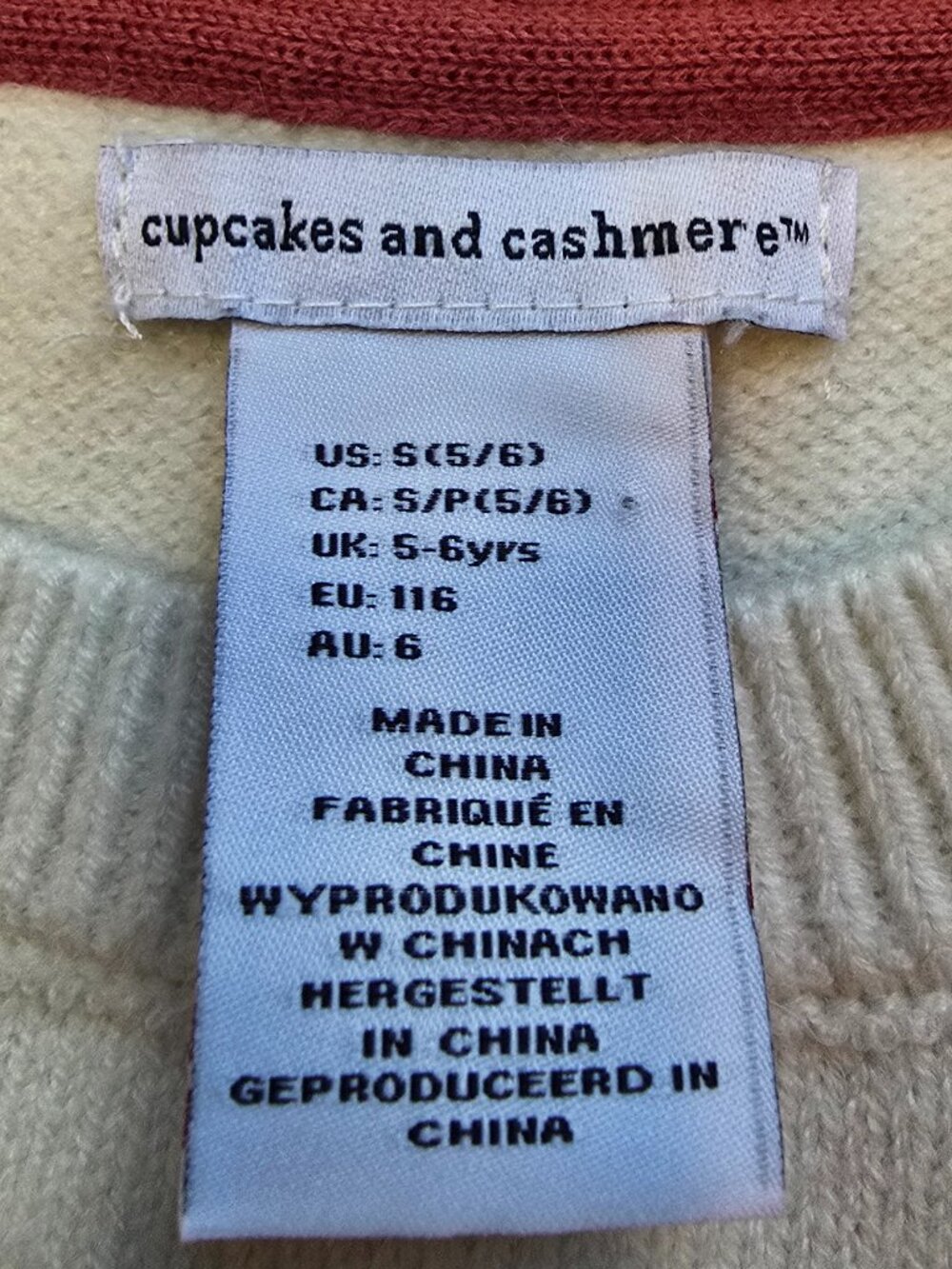 Cupcakes & Cashmere Girl's Sweater and Houndstooth Skirt Set - Apples - Picture 6 of 9